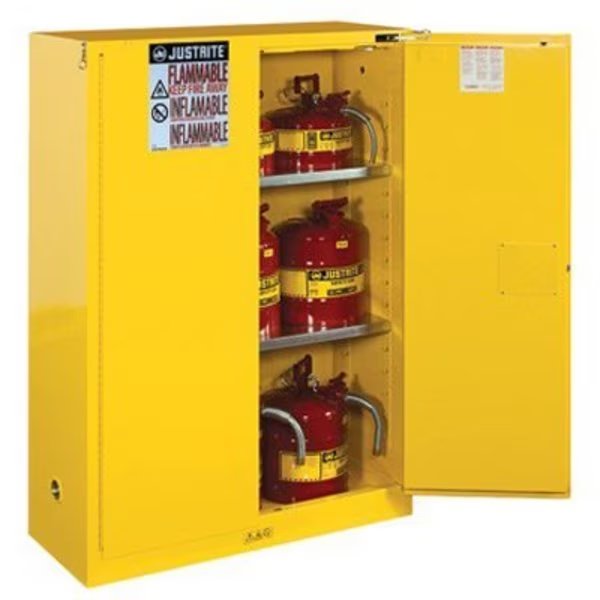 SFTY CABINET 45 GAL EX CLASSIC YELL, Justrite, Mfr#: JT894520